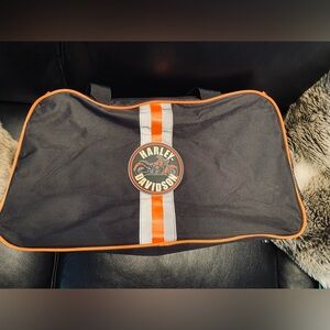 Harley-Davidson Black Duffel with Orange Trim